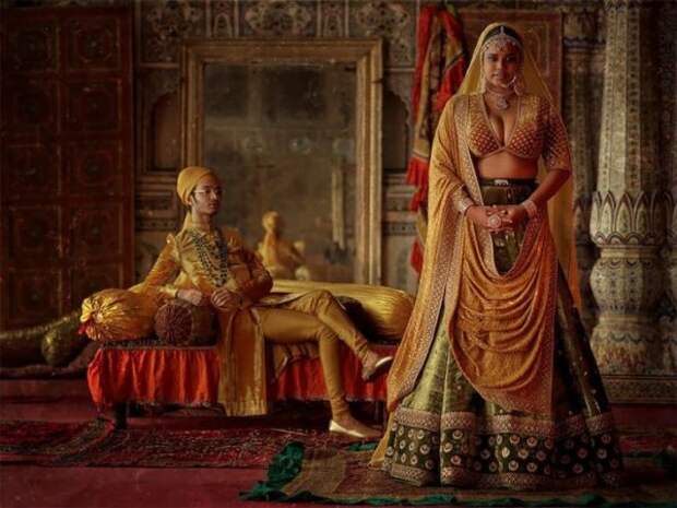 Посмотрите на современные индийские свадебные наряды