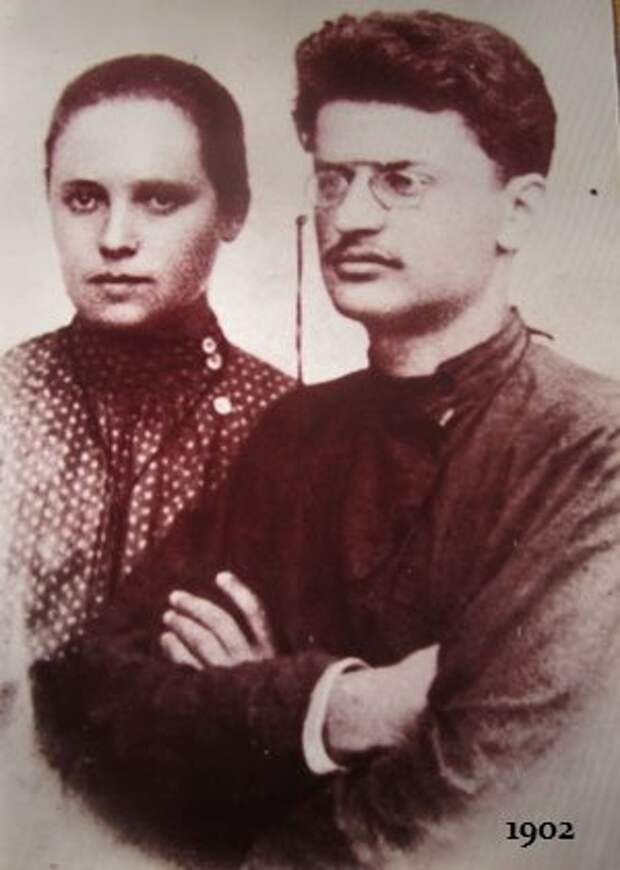 Александра Львовна Соколовская, первая жена Троцкого
