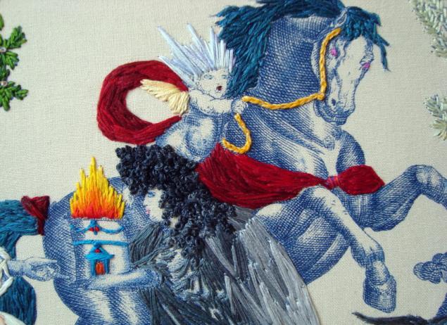 Вышивки на туали (трафик)