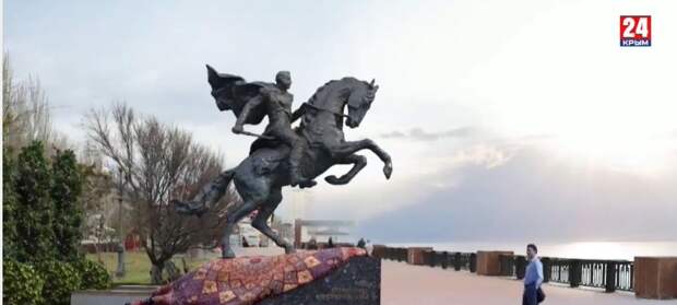 Памятник генералу Петру Котляревскому устанавливают в Феодосии