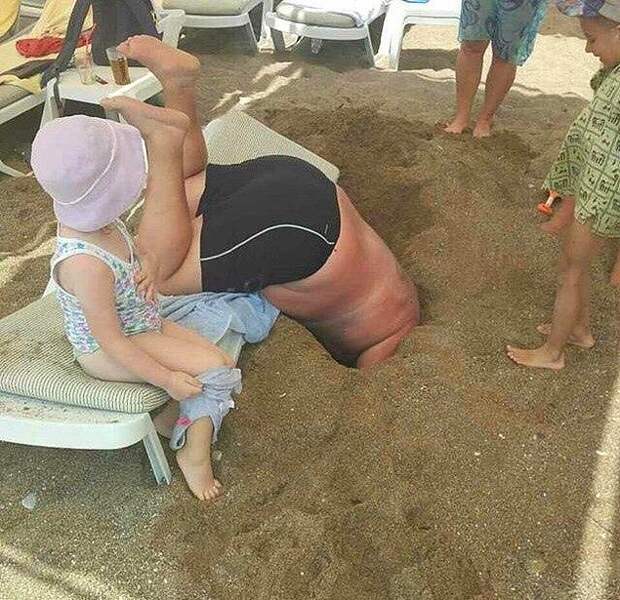 Когда закопал пиво, а жена откапала его раньше тебя