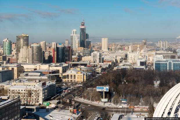 екатеринбург, зима, высота