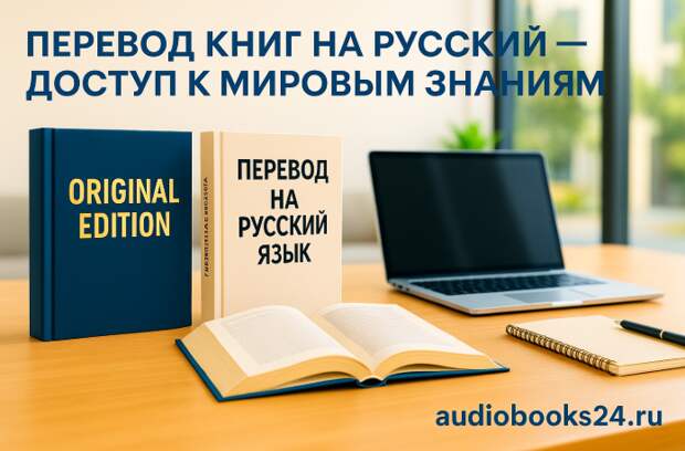 Качественный перевод книг на русский язык — большой выбор