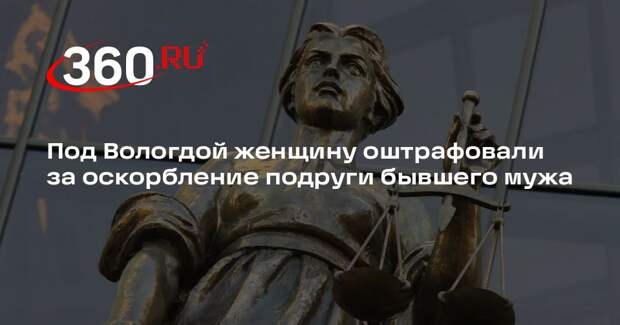 Под Вологдой женщину оштрафовали за оскорбление подруги бывшего мужа