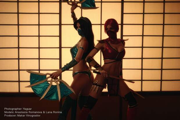 Косплей дня: Китана и Скарлет из Mortal Kombat - Изображение 10