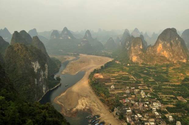 Красивые пейзажи Гуйлинь (Guilin)