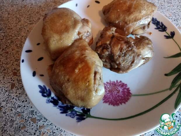 Курица в коньяке