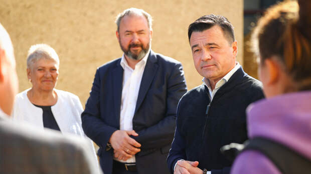 Андрей Воробьев: задача – облагородить фонтан у Ледового дворца в Воскресенске