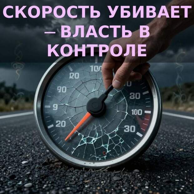 Все говорят о скорости - но скорость убивает.