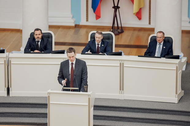 Губернатор выступил с ежегодным отчётом перед депутатами Рязанской облдумы