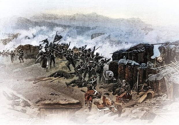 Картина художника Франца Рубо (между 1886 и 1910 годом)