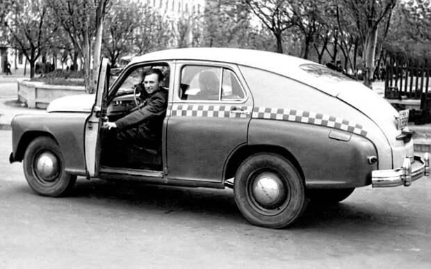 История cоветского такси в картинках СССР, история, такси