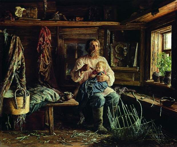 Слепой отец. (1884). Автор: Максимов М.В.