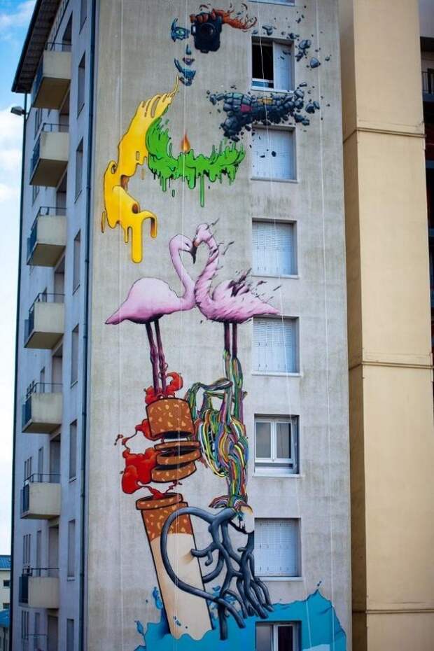 Уличный художник Brask