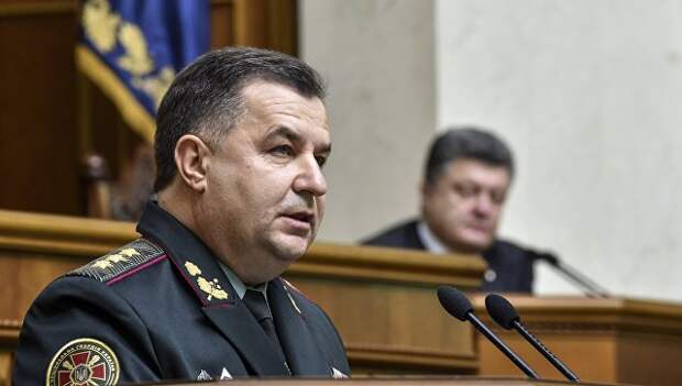 Министр обороны Украины Степан Полторак. Архивное фото