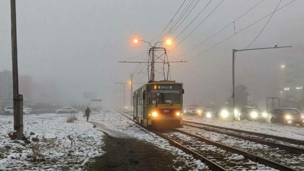 Трамвай в Барнауле / Фото: amic.ru / Екатерина Смолихина