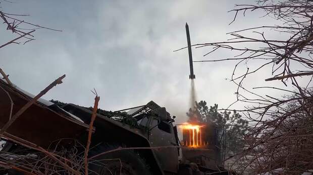 Расчет «Града» поразил укрепления ВСУ на Красноармейском направлении