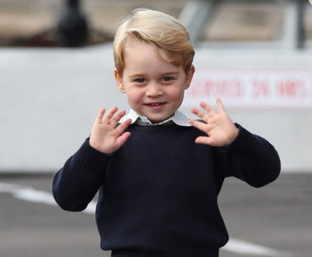 Его Королевское Высочество принц Джордж Кембриджский, старший сын принца Уильяма