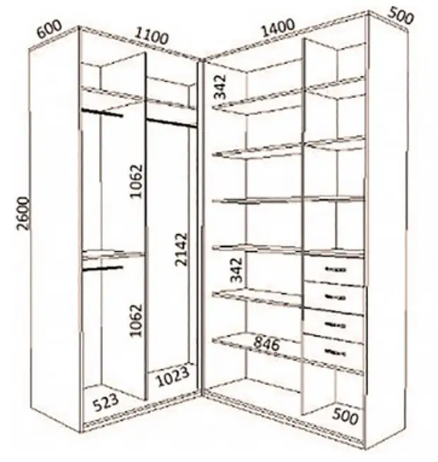 Как сделать встроенный шкаф купе. Идеи, чертежи, пошаговая инструкция, советы и мастер класс своими руками