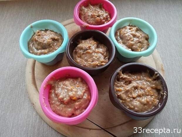 раскладываем в формочки
