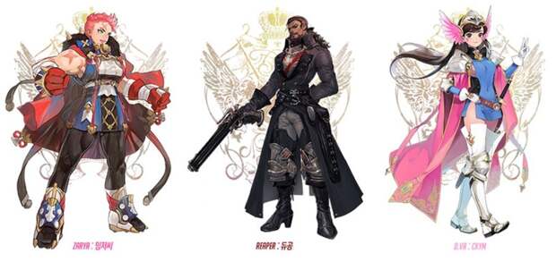 Корейские художники смешали Overwatch с Final Fantasy