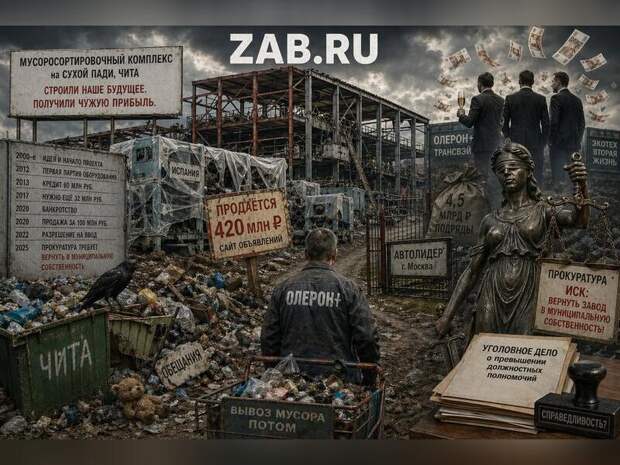 «Мусорная стройка века»: кому на самом деле принадлежит завод на Сухой Пади