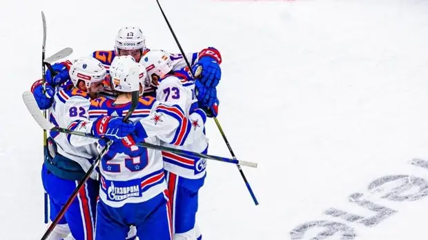 СКА взял верх над «Амуром» в матче КХЛ