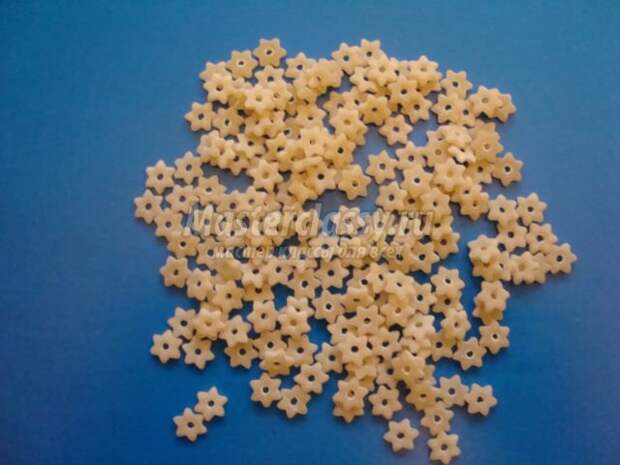 бусы и браслет для мамы из макарон. Мастер класс с пошаговым фото