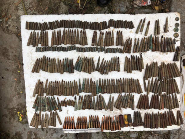 Полиция изъяла у Симферопольца оружие и боеприпасы времен Второй мировой войны