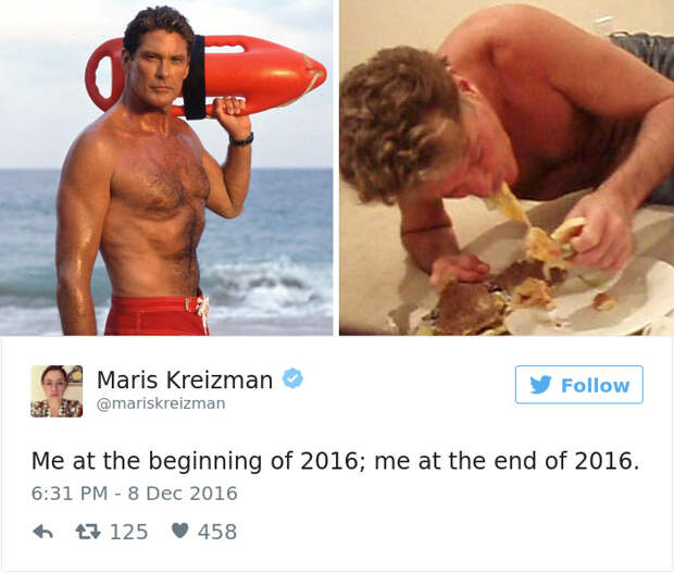 Me At The Beginning Of 2016 Vs Me At The End Of 2016