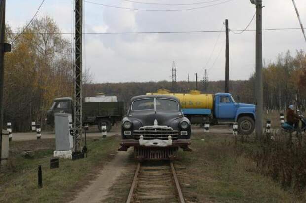 Автомобили на рельсах