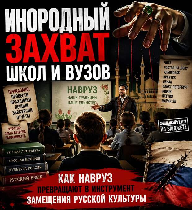 «Навруз как оружие»: Как в российских вузах и школах системно стирают и замещают русскую культуру чужими идеями