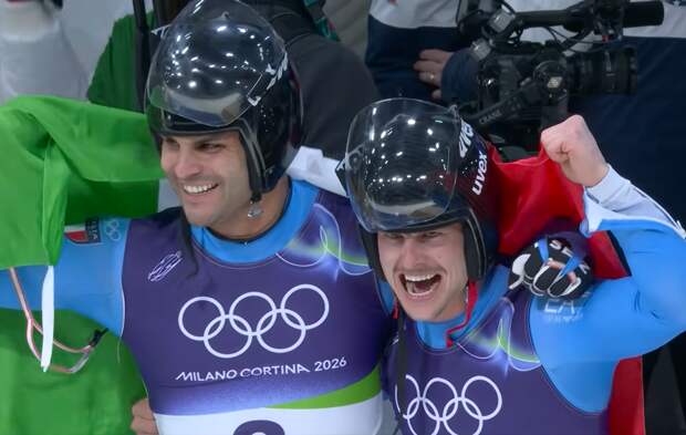 Итальянские саночники Ридер и Кайнцвальднер завоевали олимпийское золото