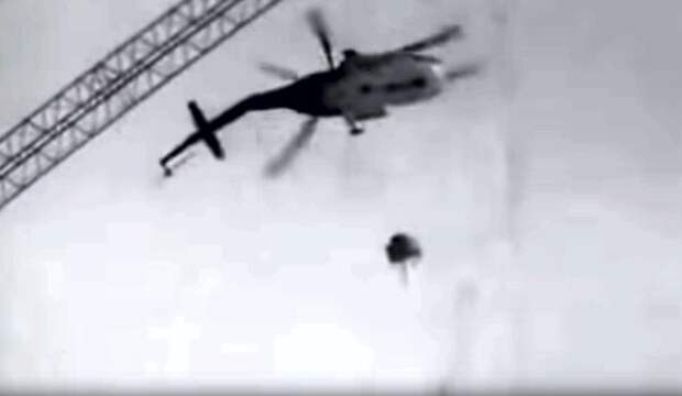 Кадр из оперативного видео, снятого ликвидаторами