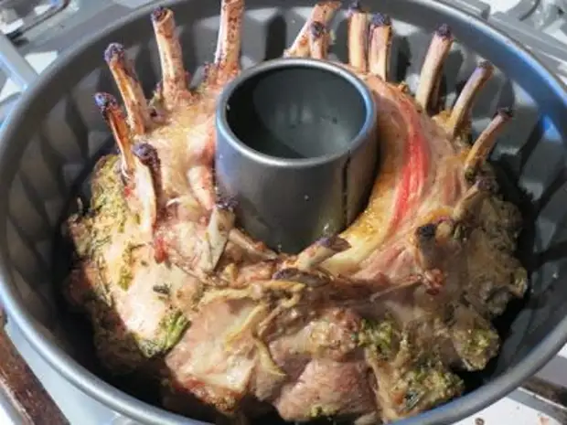 Корона из ребер свинины фото рецепт Бараний бок. Новогодняя корона - Четыре вкуса - Медиаплатформа МирТесен