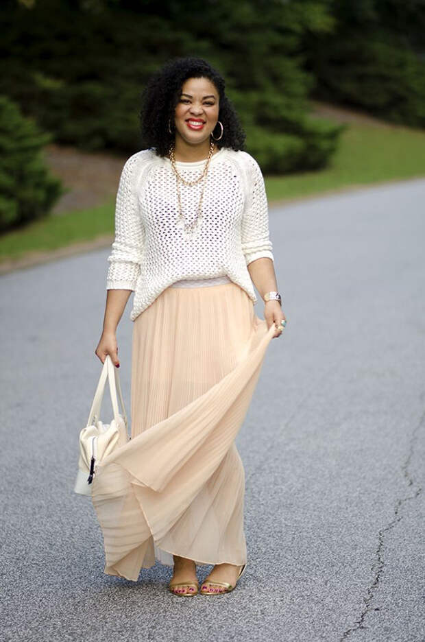 how to wear a maxi skirt