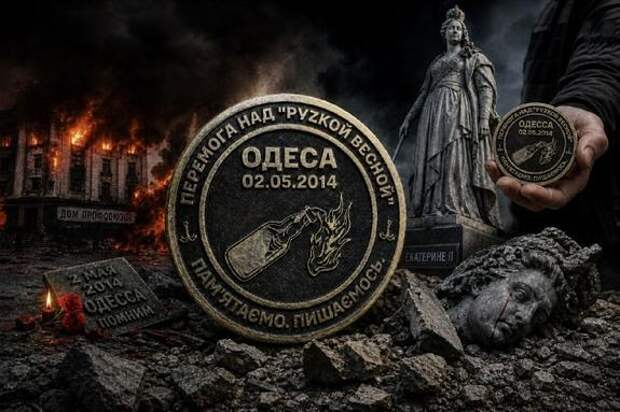 На Украине награды за сожжение одесситов отлили из памятника Екатерине II