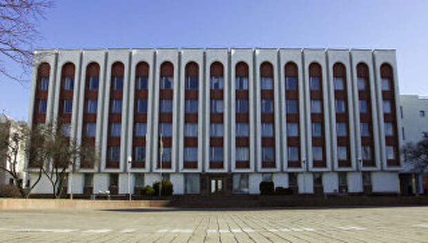 Здание Министерства иностранных дел Белоруссии. Архивное фото