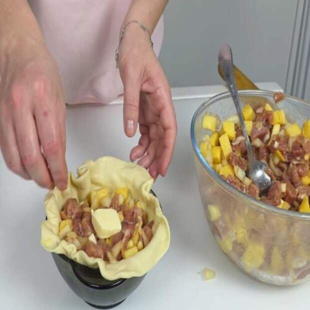 Жаркое в горшочках из теста: простой семейный ужин, а вкус лучше чем в дорогом ресторане!