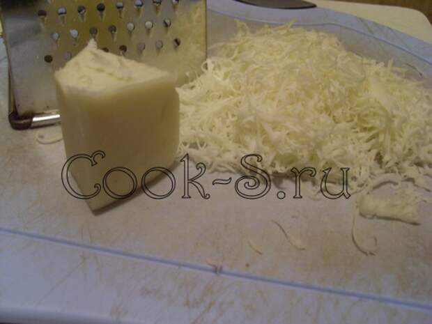 картофельная запеканка с фаршем - сыр