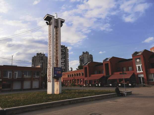 Центральная площадь микрорайона Шешкине Чернобыль, кино, литва, место, сериал, съемка, фото