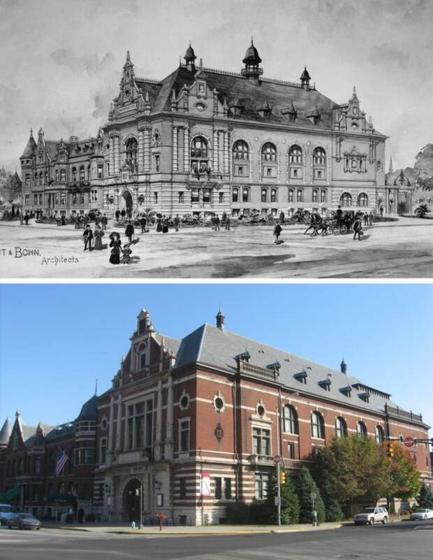 Атенеум, Индианаполис, США. До 1933 года и 2010 год