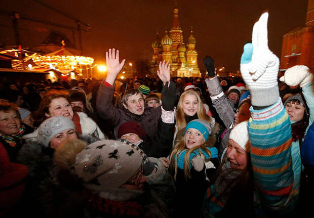 Как мир встретил Новый 2015 год