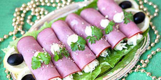 Рулетики с сыром