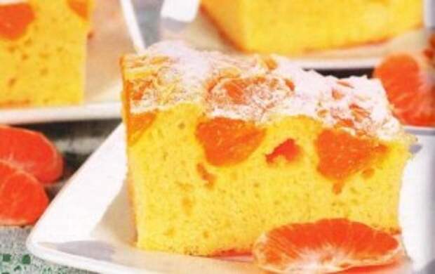 мандариновый пирог
