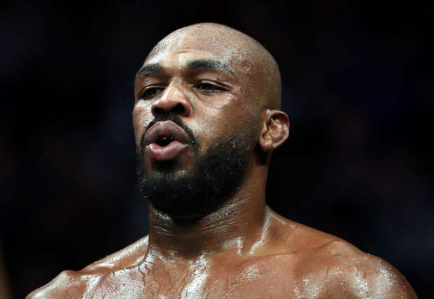 Jon Jones in the octagon