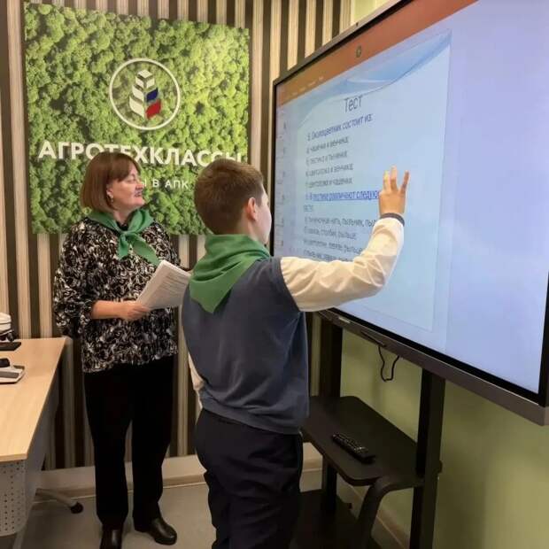 В Натырбовской школе работает агрокласс