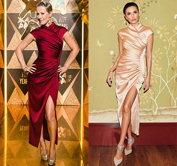 Битва платьев: Ксения Собчак против Снежаны Георгиевой