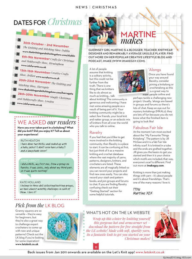Lets Knit Single Issue Xmas Spec №14 2014 - 紫苏 - 紫苏的博客 Lets Knit Single Issue Xmas Spec №14 2014 - 紫苏 - 紫苏的博客