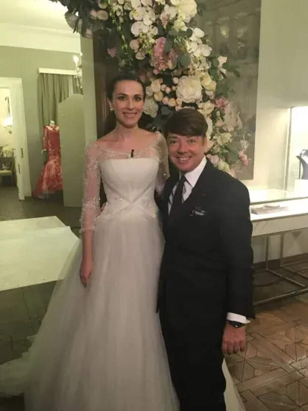 Наиля Аскер-заде и Валентин Юдашкин